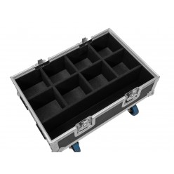 ROADINGER Flightcase BAS-1 8x SILENT PAR 6 QCL FLOOR